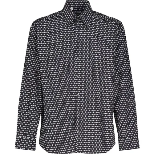 Logo Motif Cotton Shirt , male, Sizes: XL, M - Dolce & Gabbana - Modalova