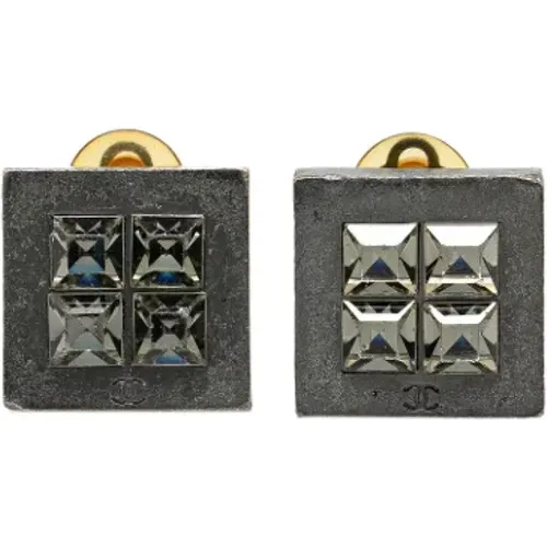 Pre-owned Metal earrings , female, Sizes: ONE SIZE - Chanel Vintage - Modalova