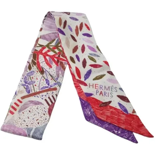 Pre-owned Scarves, female, , Size: ONE SIZE Pre-owned Silk scarves - Hermès Vintage - Modalova