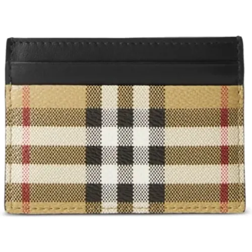 Vintage Check Wallets in , male, Sizes: ONE SIZE - Burberry - Modalova