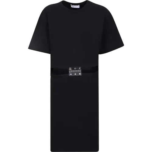 T-Shirt Dress with Cut-Out Detail , female, Sizes: XS - JW Anderson - Modalova