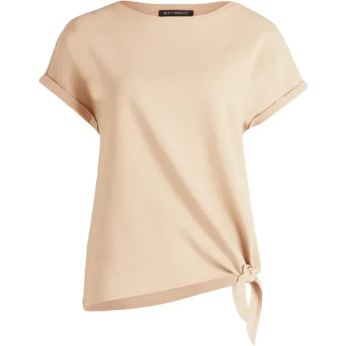 Casual Halbarm Shirt mit Knotendetail , Damen, Größe: 4XL - Betty Barclay - Modalova