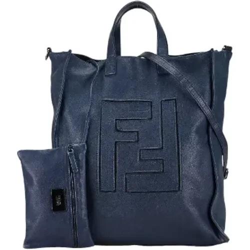 Pre-owned Tote Bags, female, , Size: ONE SIZE Pre-owned Leather handbags - Fendi Vintage - Modalova