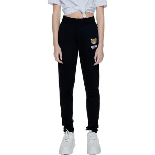 Sporty Women's Pants Spring/Summer Collection , female, Sizes: S, L, XS - Moschino - Modalova