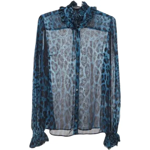 Pre-owned Shirts & Blouses, female, , Size: S Pre-owned Silk tops - Dolce & Gabbana Pre-owned - Modalova