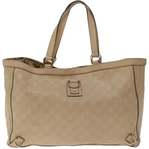 Pre-owned Tote Bags, female, , Size: ONE SIZE Pre-owned Canvas totes - Gucci Vintage - Modalova