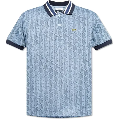 Polo mit Monogramm , Herren, Größe: L - Lacoste - Modalova