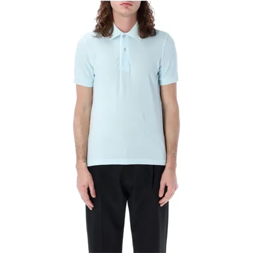 Crystal Towelling Polo Shirt , male, Sizes: L - Tom Ford - Modalova