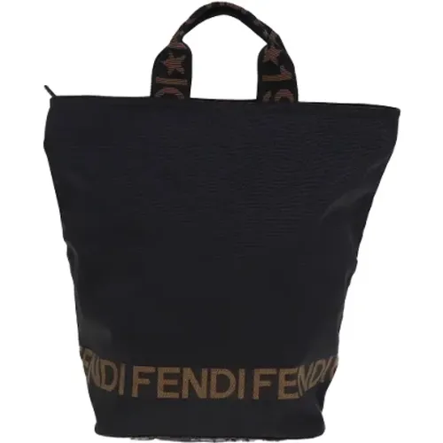 Pre-owned Tote Bags, female, , Size: ONE SIZE Pre-owned Canvas totes - Fendi Vintage - Modalova