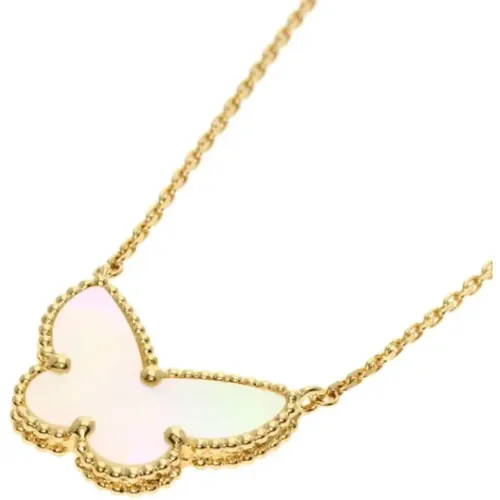 Pre-owned Jewellery, female, , Size: ONE SIZE Pre-owned Gold necklaces - Van Cleef & Arpels Pre-owned - Modalova