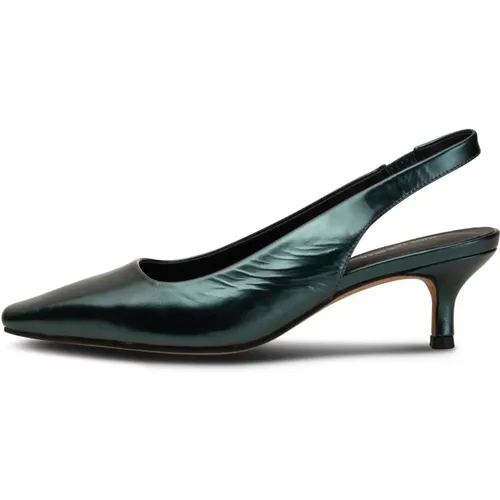 Maxine Leather Sandal - Teal Metallic , female, Sizes: 6 UK, 8 UK, 3 UK, 5 UK, 4 UK, 7 UK - Shoe the Bear - Modalova