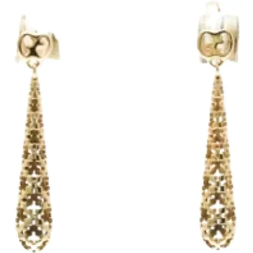 Pre-owned Jewellery, female, , Size: ONE SIZE Pre-owned Rose Gold earrings - Gucci Vintage - Modalova