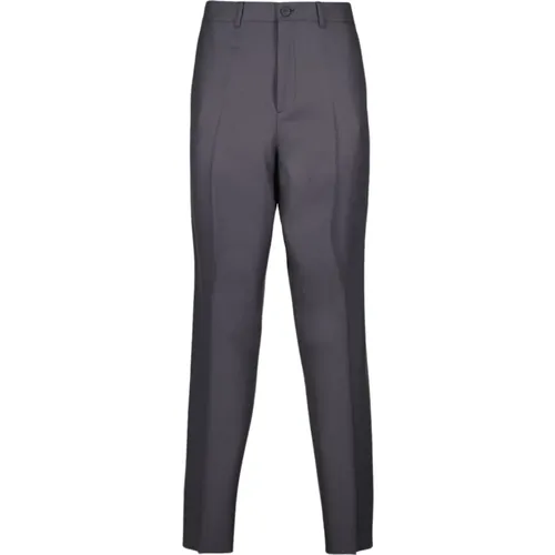 Straight Cut Wool Pants with Piping , male, Sizes: L, M - Dior - Modalova