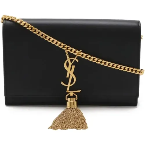 Pre-owned Cross Body Bags, female, , Size: ONE SIZE Pre-owned Leather shoulder-bags - Yves Saint Laurent Vintage - Modalova