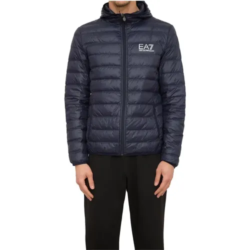 Winter Jackets , male, Sizes: S, L - Emporio Armani EA7 - Modalova