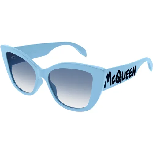 Light Sunglasses , female, Sizes: 54 MM - alexander mcqueen - Modalova