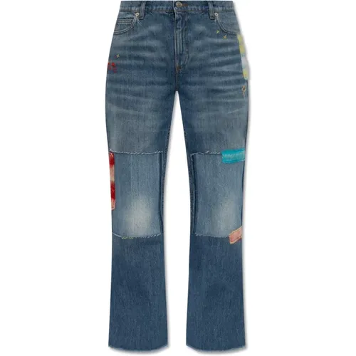Jeans mit Patches Marni - Marni - Modalova