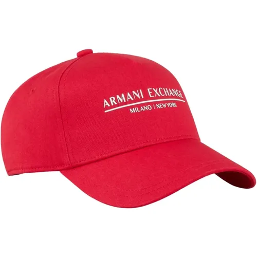 Caps, male, , Size: ONE SIZE Caps - Armani Exchange - Modalova