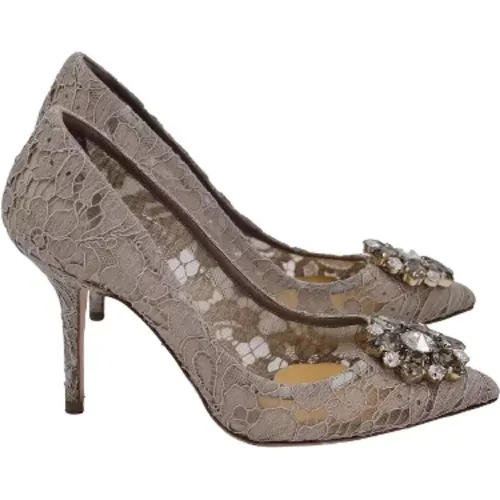 Pre-owned Canvas heels , female, Sizes: 5 UK - Dolce & Gabbana Pre-owned - Modalova
