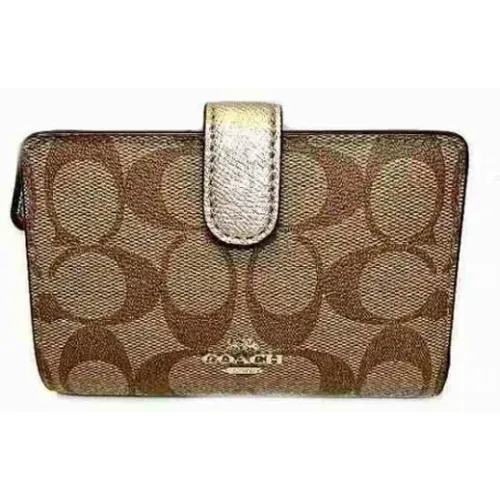 Pre-owned Wallets, female, , Size: ONE SIZE Pre-owned Canvas wallets - Coach Pre-owned - Modalova