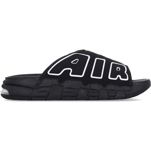 Sliders, male, , Size: 8 US Air More Uptempo Slide /White - Nike - Modalova