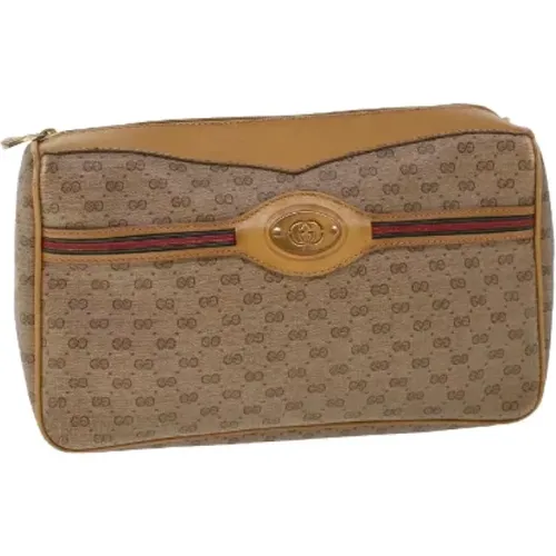 Pre-owned Canvas gucci-bags , female, Sizes: ONE SIZE - Gucci Vintage - Modalova