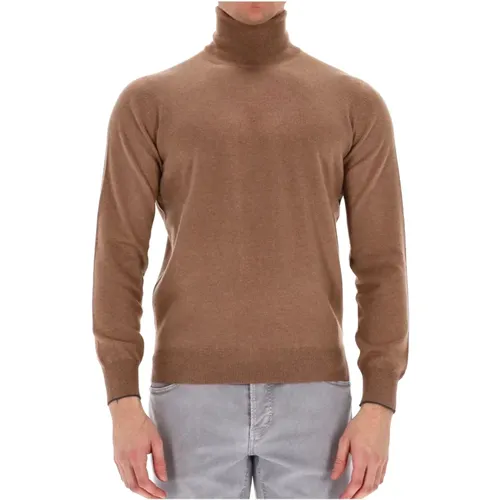 Kaschmir Rollkragenpullover Kamel - BRUNELLO CUCINELLI - Modalova