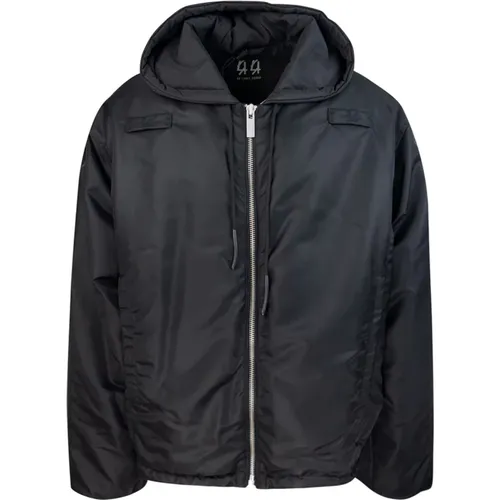 Hooded Jacket , male, Sizes: L, M - 44 Label Group - Modalova