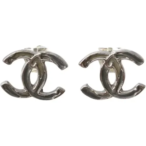 Pre-owned Jewellery, female, , Size: ONE SIZE Pre-owned Metal earrings - Chanel Vintage - Modalova