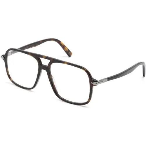 Havana Optical Frame , male, Sizes: 56 MM - Dior - Modalova