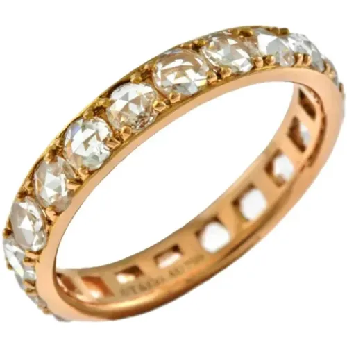 Pre-owned Jewellery, female, , Size: ONE SIZE Pre-owned Rose Gold rings - Tiffany & Co. Pre-owned - Modalova