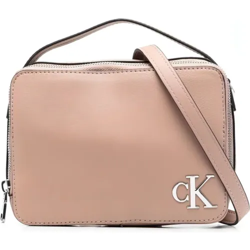 Minimal monogram camera bag18 , female, Sizes: ONE SIZE - Calvin Klein Jeans - Modalova