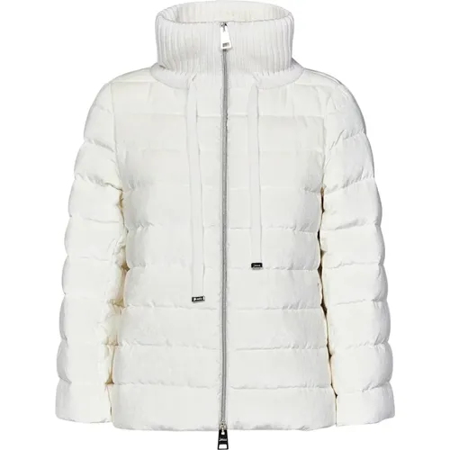 Weiße Samtcape Jacke Herno - Herno - Modalova