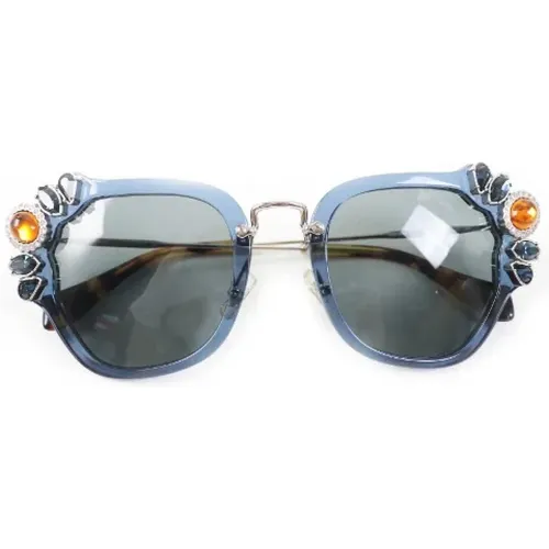 Pre-owned Accessories, female, , Size: ONE SIZE Pre-owned Metal sunglasses - Miu Miu Pre-owned - Modalova