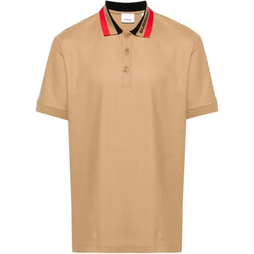 Gestreiftes Poloshirt , Herren, Größe: M - Burberry - Modalova