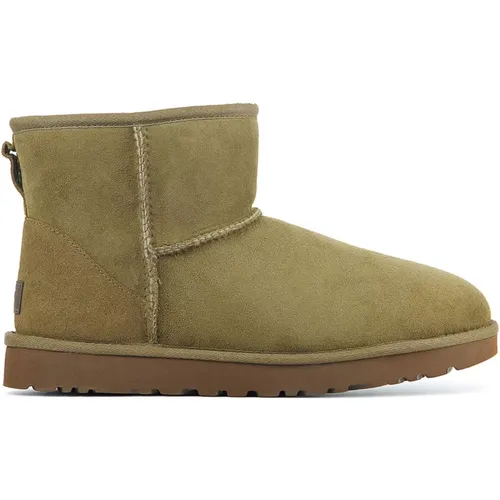 Dunkelgrüne Wildlederschuhe , Damen, Größe: 37 EU - Ugg - Modalova