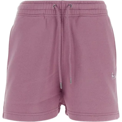 Baumwollshorts , Damen, Größe: M - Maison Kitsuné - Modalova