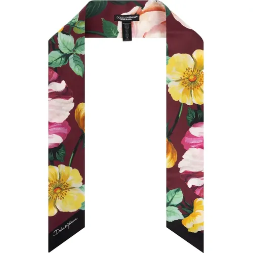 Silk neckerchief , female, Sizes: ONE SIZE - Dolce & Gabbana - Modalova