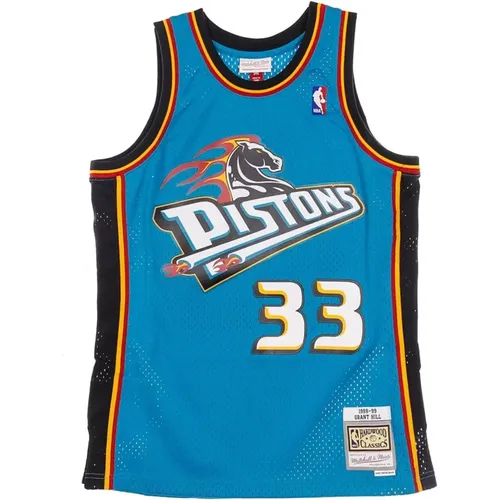 Sportswear, male, , Size: S Grant Hill Swingman Tank Top - Mitchell & Ness - Modalova