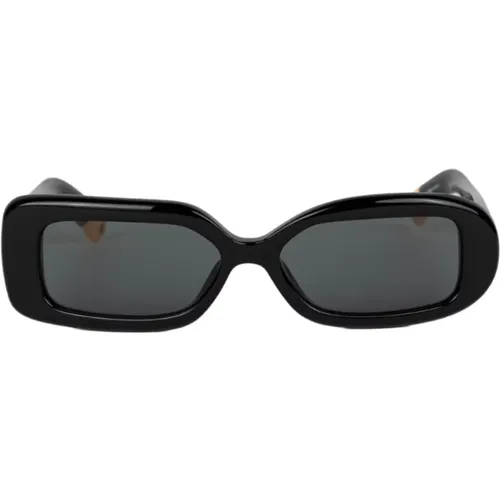 Sunglasses, unisex, , Size: ONE SIZE Acetate Sunglasses Round Square Style - Jacquemus - Modalova