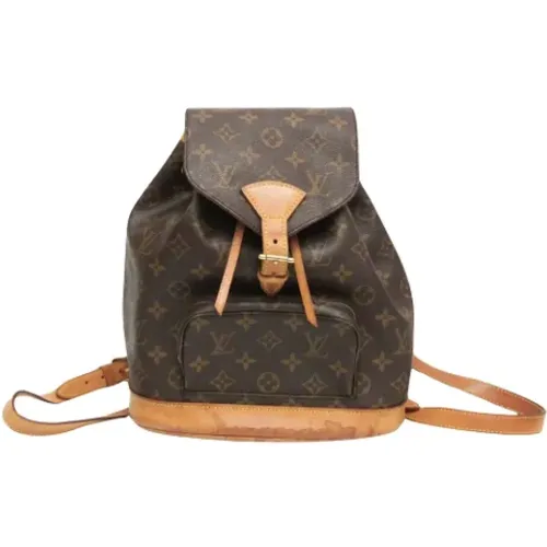 Pre-owned Backpacks, female, , Size: ONE SIZE Pre-owned Canvas backpacks - Louis Vuitton Vintage - Modalova