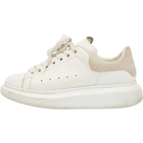 Pre-owned Sneakers, female, , Size: 8 1/2 US Pre-owned Leather sneakers - Alexander McQueen Pre-owned - Modalova