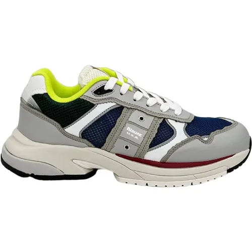 Eagle Blue Sneaker , male, Sizes: 7 UK, 10 UK, 9 UK, 8 UK, 11 UK, 6 UK - Blauer - Modalova