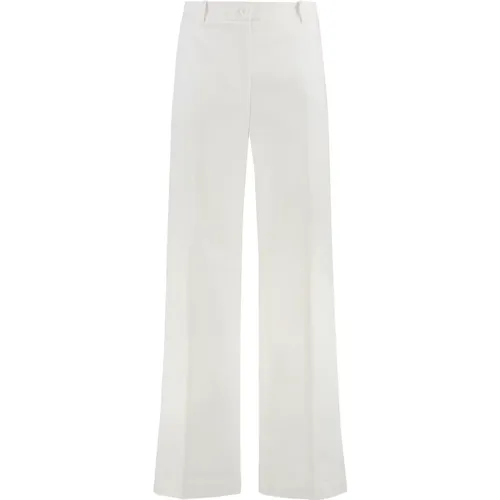 Wide Trousers, female, , Size: M Wide-leg Celebrity Trousers with Pockets - P.a.r.o.s.h. - Modalova