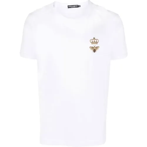 T-shirts and Polos , male, Sizes: S, M - Dolce & Gabbana - Modalova
