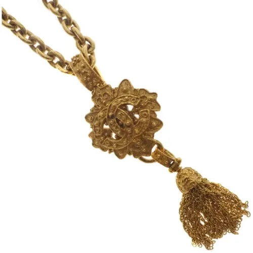 Pre-owned Jewellery, female, , Size: ONE SIZE Pre-owned Metal necklaces - Chanel Vintage - Modalova