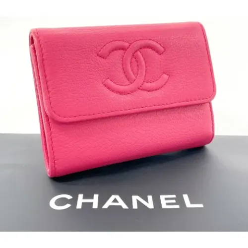 Pre-owned Wallets, female, , Size: ONE SIZE Pre-owned Leather home-office - Chanel Vintage - Modalova