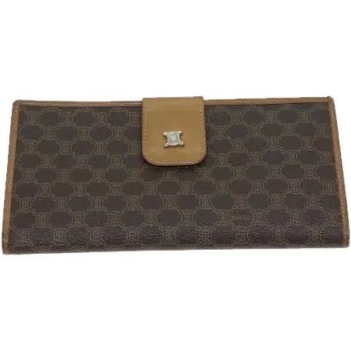 Pre-owned Wallets, female, , Size: ONE SIZE Pre-owned Canvas wallets - Celine Vintage - Modalova