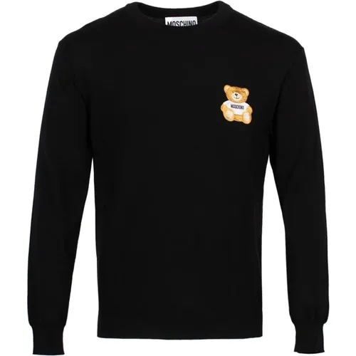 Teddy Bear Jumper , male, Sizes: S, XL - Moschino - Modalova