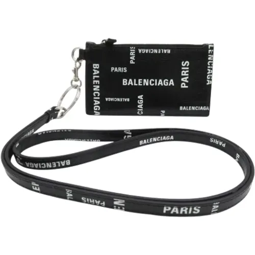 Pre-owned Accessories, female, , Size: ONE SIZE Pre-owned Leather key-holders - Balenciaga Vintage - Modalova